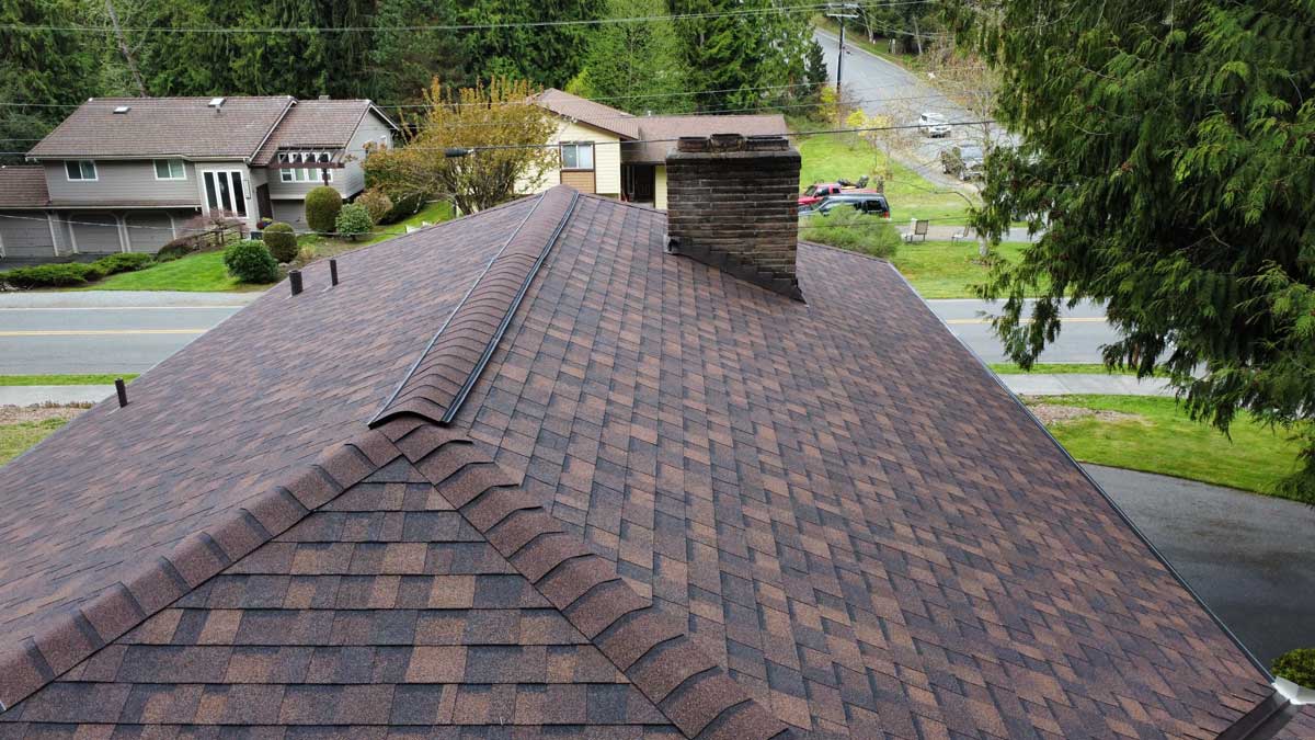 completed owens corning duration roof